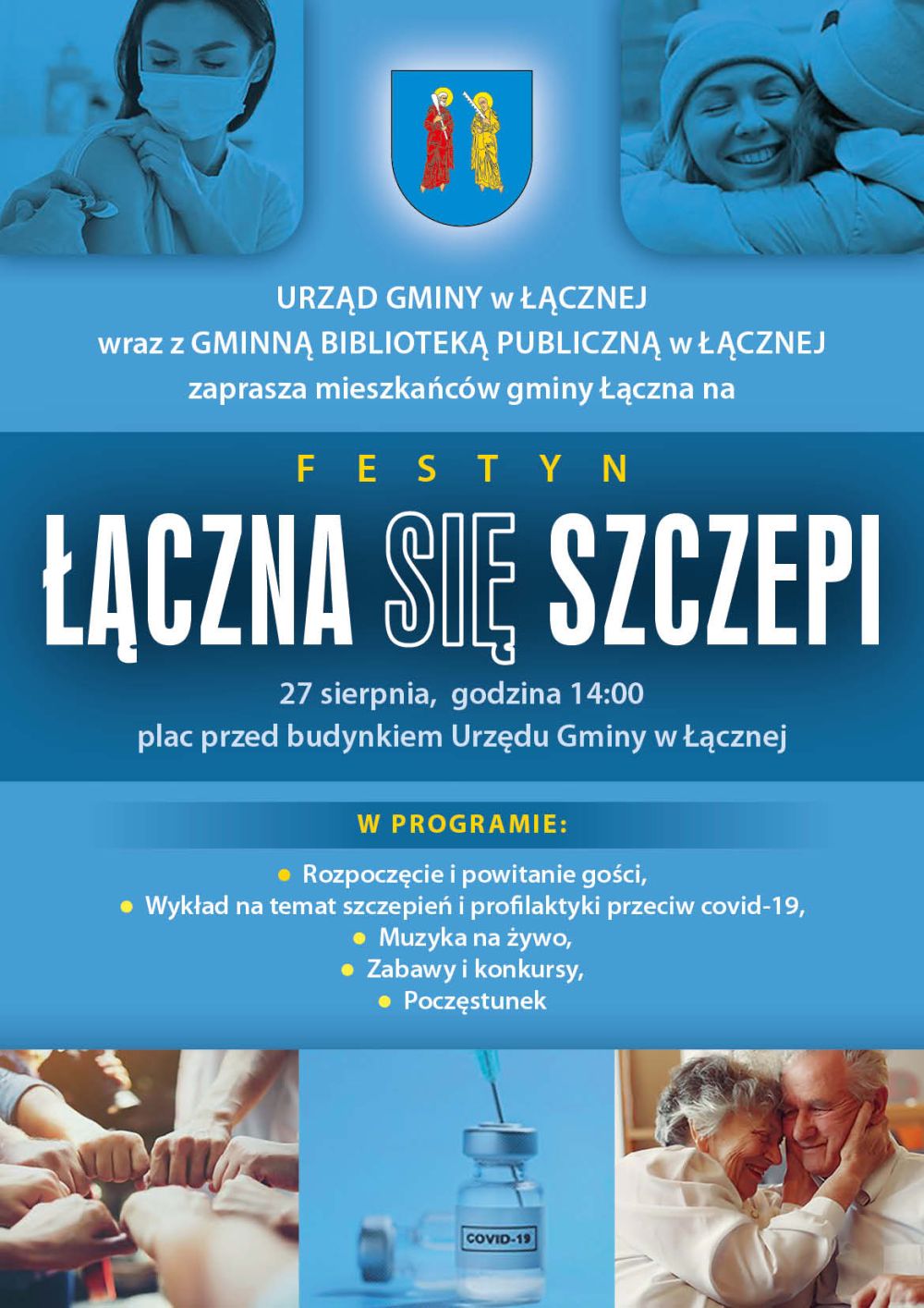 Laczna sie szczepi plakat A3 1