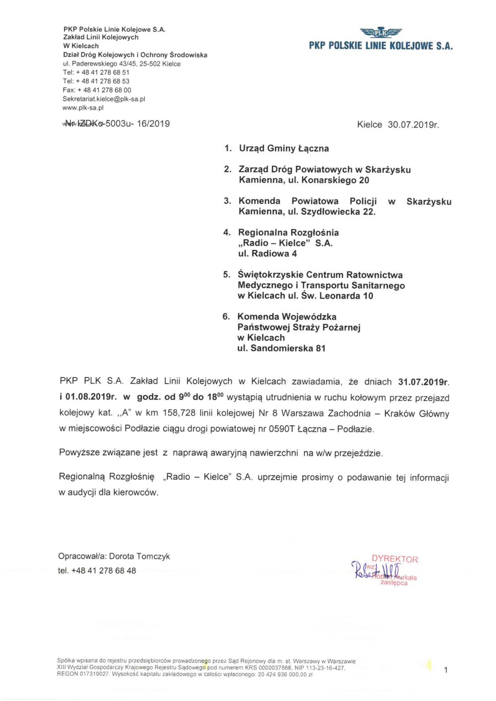 PKP utrudnienia