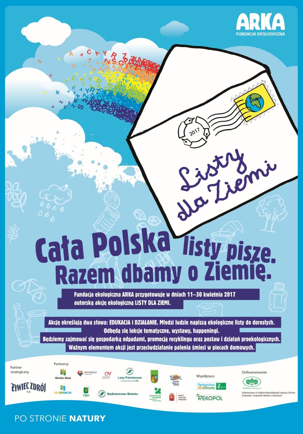 Plakat Listy dla Ziemi 2017 m a