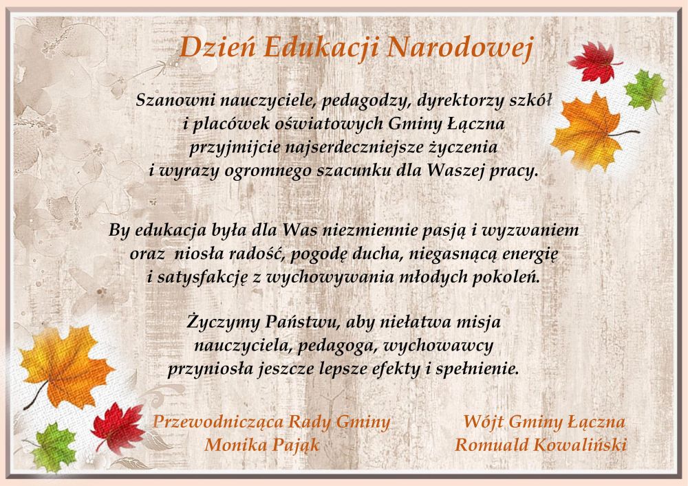 święto edukacj narodowej 23r. na stronę